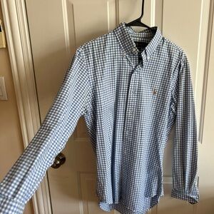 Blue Check Men's Shirt